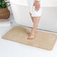 MEGGIN Bathroom Rug I Machine Washable Bath Mat, Non Slip Shower Mat, Absorbent Wet Room, Bath Rug, High Pile, Easy Care I Grey