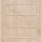 ALENE 2-Piece Machine Washable Non-Slip Beige Bathroom Rug Set