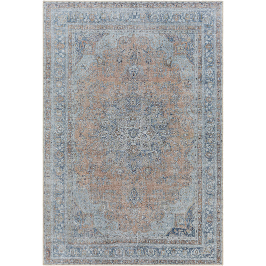 WESTPHALIA Machine Washable Modern Boho Slate Area Rug