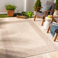 ADMIRE In- & Outdoor Jute-Look Rug I Balcony, Terrace, Kitchen, Garden I Modern Boho Rug, UV Weather Stain Resistant I Beige, Ivory