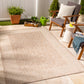 ADMIRE In- & Outdoor Jute-Look Rug I Balcony, Terrace, Kitchen, Garden I Modern Boho Rug, UV Weather Stain Resistant I Beige, Ivory