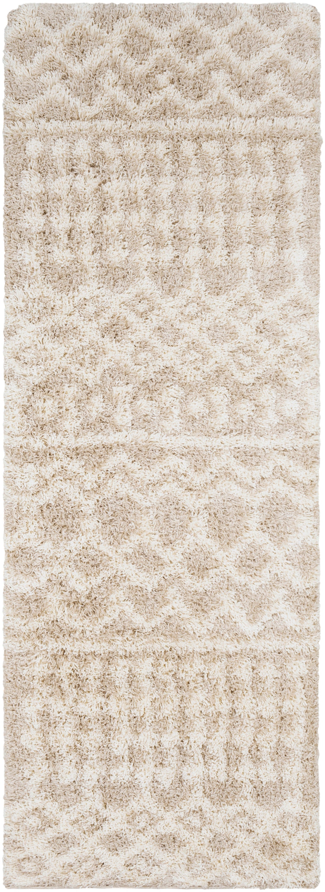 CARTER Shaggy Rug I Living Room, Bedroom I Modern Boho Area Rug, Soft Fluffy Rug, Plush Pile, Large Thick Rug, Easy Care I Ivory, Beige