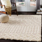 CARTER Shaggy Rug I Living Room, Bedroom I Modern Boho Area Rug, Soft Fluffy Rug, Plush Pile, Large Thick Rug, Easy Care I Ivory, Beige