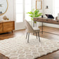 CARTER Shaggy Rug I Living Room, Bedroom I Modern Boho Area Rug, Soft Fluffy Rug, Plush Pile, Large Thick Rug, Easy Care I Ivory, Beige