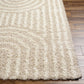 BLANCHARD Shaggy Modern Boho Soft Fluffy Thick Plush Pile Beige Area Rug