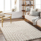 BLANCHARD Shaggy Rug I Living Room, Bedroom I Modern Boho Rug, Soft Fluffy Rug, Plush Pile, Large Thick Rug, Easy Care I White, Beige