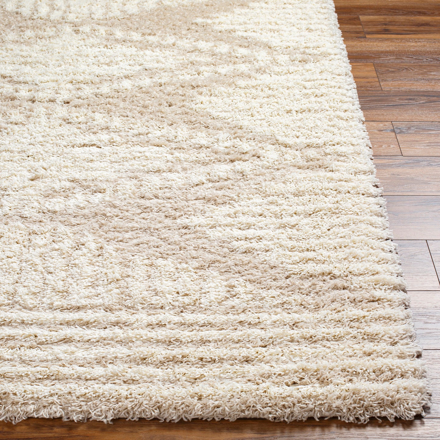 BONAPARTE Shaggy Modern Boho Soft Fluffy Thick Plush Pile Light Beige Area Rug