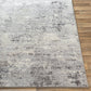 LE ROBERT Abstract Rug I Living Room, Bedroom, Hallway I Modern Marble Rug, Soft Luxurious Area Rug, Short Pile, Easy Care I Grey, White